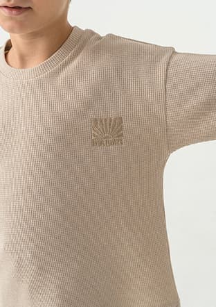 Rp3725-G Erkek Çocuk Bej Pijama - 3