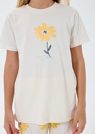 Rp3785-G Kız Çocuk Beyaz Pijama - 3