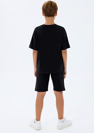 Rp3733-G Erkek Çocuk Siyah Pijama - 2