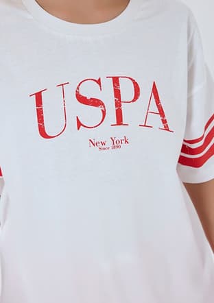 Us2525-G Kız Çocuk Beyaz Eşofman - 3