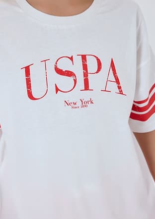 Us2525-4 Kız Çocuk Beyaz Eşofman - 3