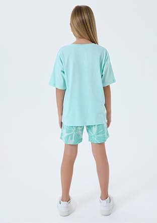 Us2507-G Kız Çocuk Yeşil Pijama - 2