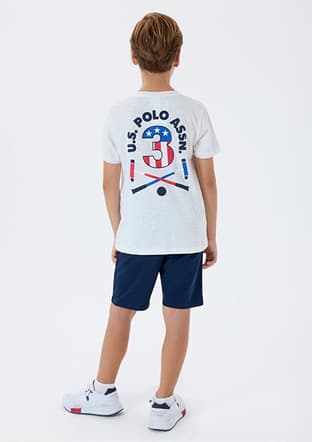Us2442-4 Erkek Çocuk Beyaz Pijama - 3