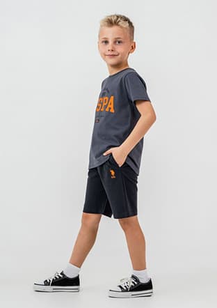 Us2430-4 Erkek Çocuk Füme Pijama - 1