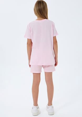 Rp3795-2 Kız Çocuk Pembe Pijama - 2