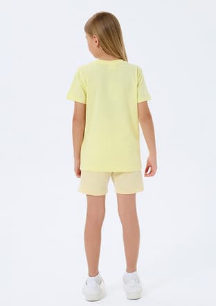 Rp3795-2 Kız Çocuk Sarı Pijama - 2