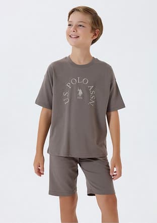 Us2428-4 Erkek Çocuk Bej Pijama - 2
