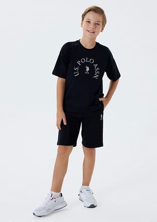 Us2428-4 Erkek Çocuk Siyah Pijama - 1