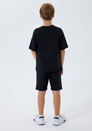 Us2428-G Erkek Çocuk Siyah Pijama - 2