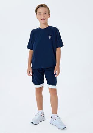 Us2403-4 Erkek Çocuk Lacivert Pijama - 1