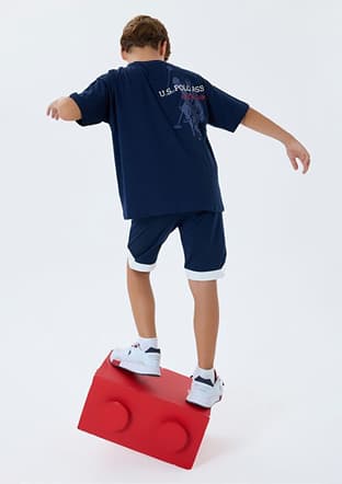 Us2403-4 Erkek Çocuk Lacivert Pijama - 2