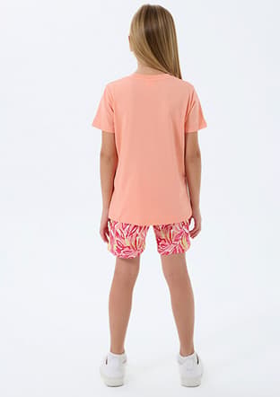 Rp3806-G Kız Çocuk Turuncu Pijama - 2
