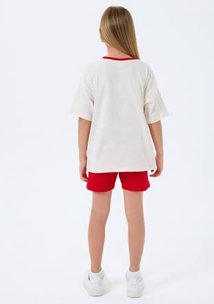 Rp3799-G Kız Çocuk Beyaz Pijama - 2