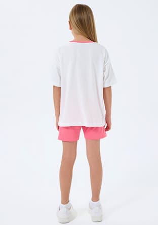 Rp3799-G Kız Çocuk Beyaz Pijama - 2