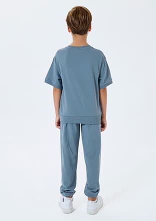 Rp3767-G Erkek Çocuk Gri Eşofman - 2