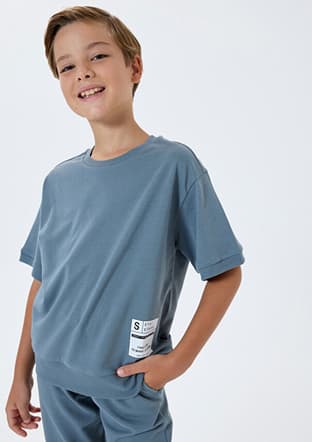 Rp3767-G Erkek Çocuk Gri Eşofman - 3