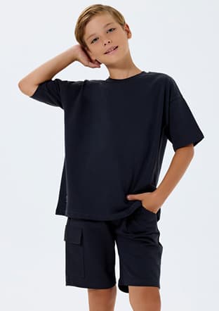 Rp3765-G Erkek Çocuk Antrasit Pijama - 3