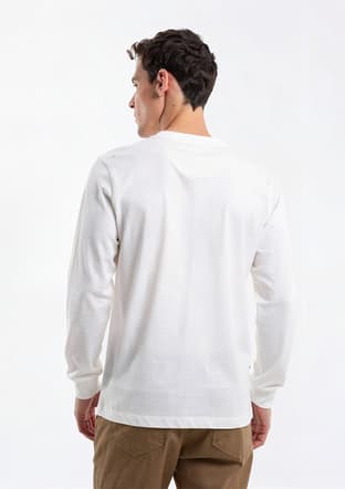 Tc4045 Erkek Beyaz Sweatshirt - 2
