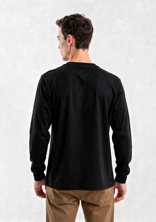 Tc4045 Erkek Siyah Sweatshirt - 2
