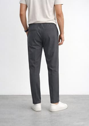 04055 Erkek Gri Pantolon - 2