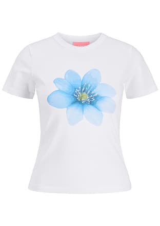 12257979 Kadın Bisiklet Yaka T-Shirt - 1