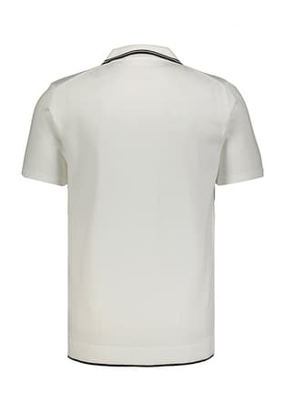 30370 Erkek Beyaz Triko T-shirt - 2