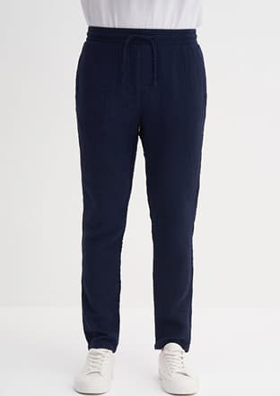 00250 Erkek Lacivert Pantolon - 2