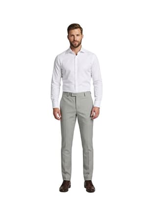 00115 Erkek Gri Pantolon - 1