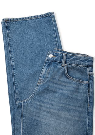Is1260018023 Kadın Lacivert Jean Pantolon - 2