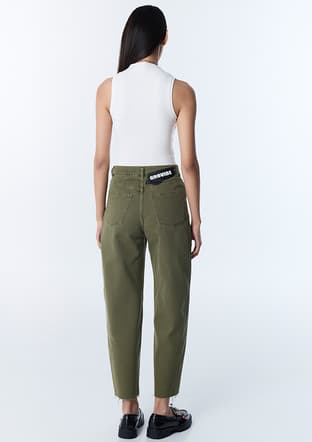 Ts1260018033 Kadın Yeşil Jean Pantolon - 3