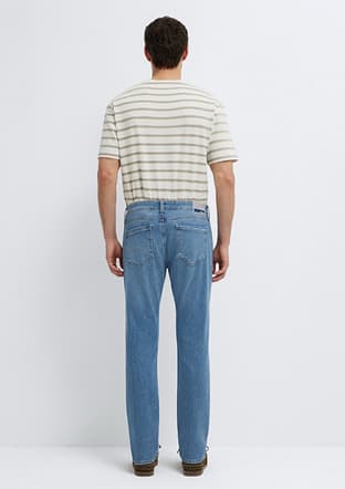 M0042283030 Erkek Çok Renkli Jean Pantolon - 2