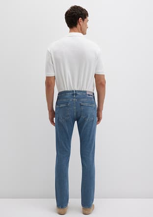 M0035190654 Erkek Çok Renkli Jean Pantolon - 2