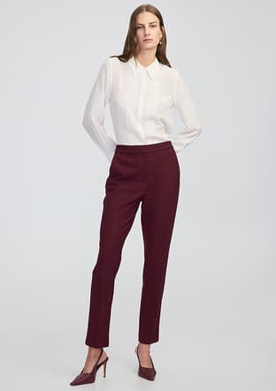 Iw6250003222 Kadın Bordo Pantolon - 1