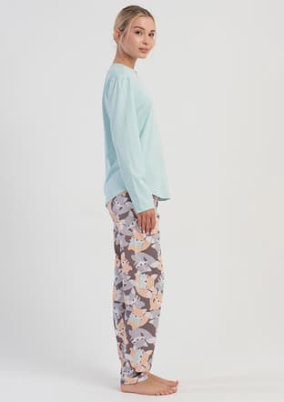 5040453842 Kadın Yeşil Pijama - 2