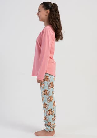 5031933197 Kadın Pembe Pijama - 3