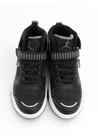 King Uzun Flt Unisex Çocuk Siyah Sneaker - 3