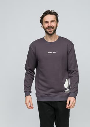 Joe53330 Erkek Antrasit Sweatshirt - 1