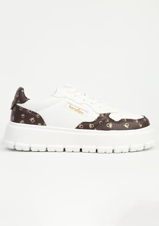 Bnı-12124 Kadın Beyaz Sneaker - 1