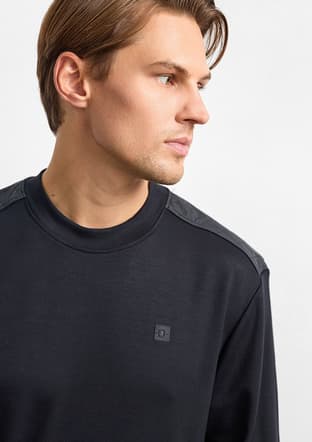 B35W12011 Erkek Siyah Sweatshirt - 3