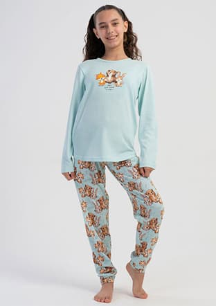 5031933197 Kadın Yeşil Pijama - 1