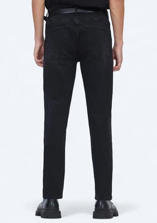 Pant-3548 Erkek Siyah Pantolon - 3