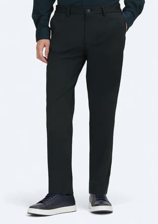 Pant-3553 Erkek Siyah Pantolon - 2