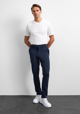 B35W33008 Erkek Lacivert Pantolon - 1