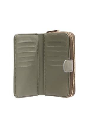 06Pc25K605-P Ysl Kadın Yeşil Cüzdan - 3