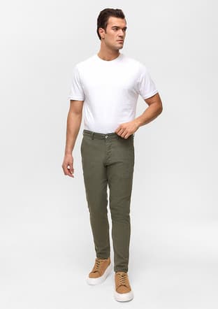 Pn2020500731 Erkek Yeşil Pantolon - 1