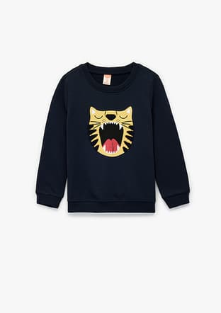 6Wmb10088Tk Erkek Bebek Lacivert Sweatshirt - 1