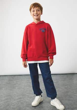 6Wkb10156Tk Erkek Çocuk Kırmızı Sweatshirt - 2