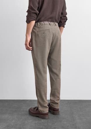 B35W33001 Erkek Kahverengi Pantolon - 3