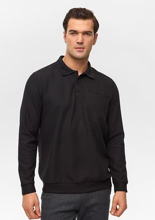 Sw2013700017 Erkek Siyah Sweatshirt - 1