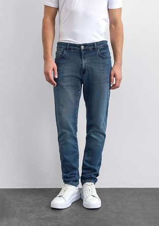 B35W35006 Erkek Lacivert Pantolon - 2